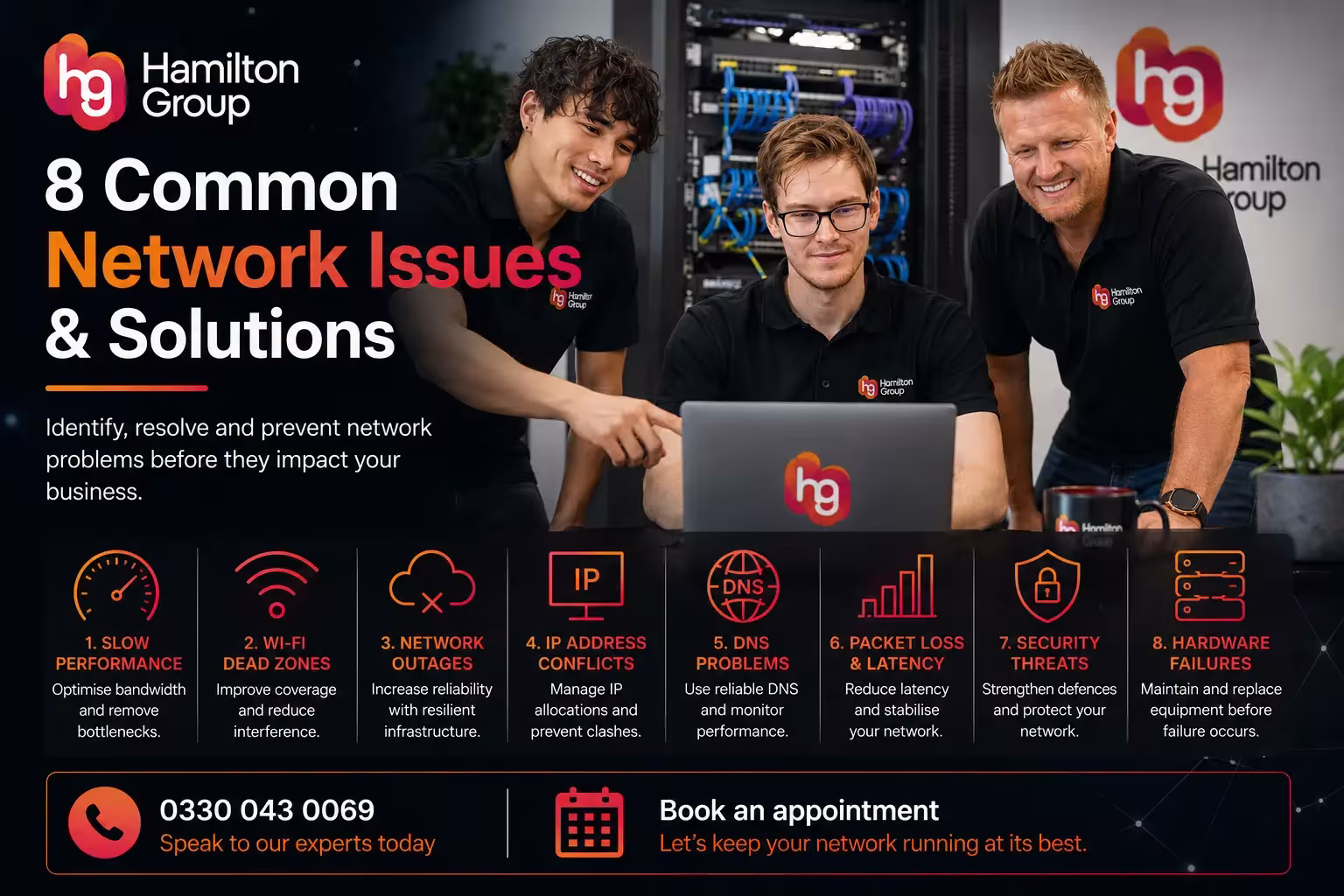 8 Common Network Issues and Solutions
