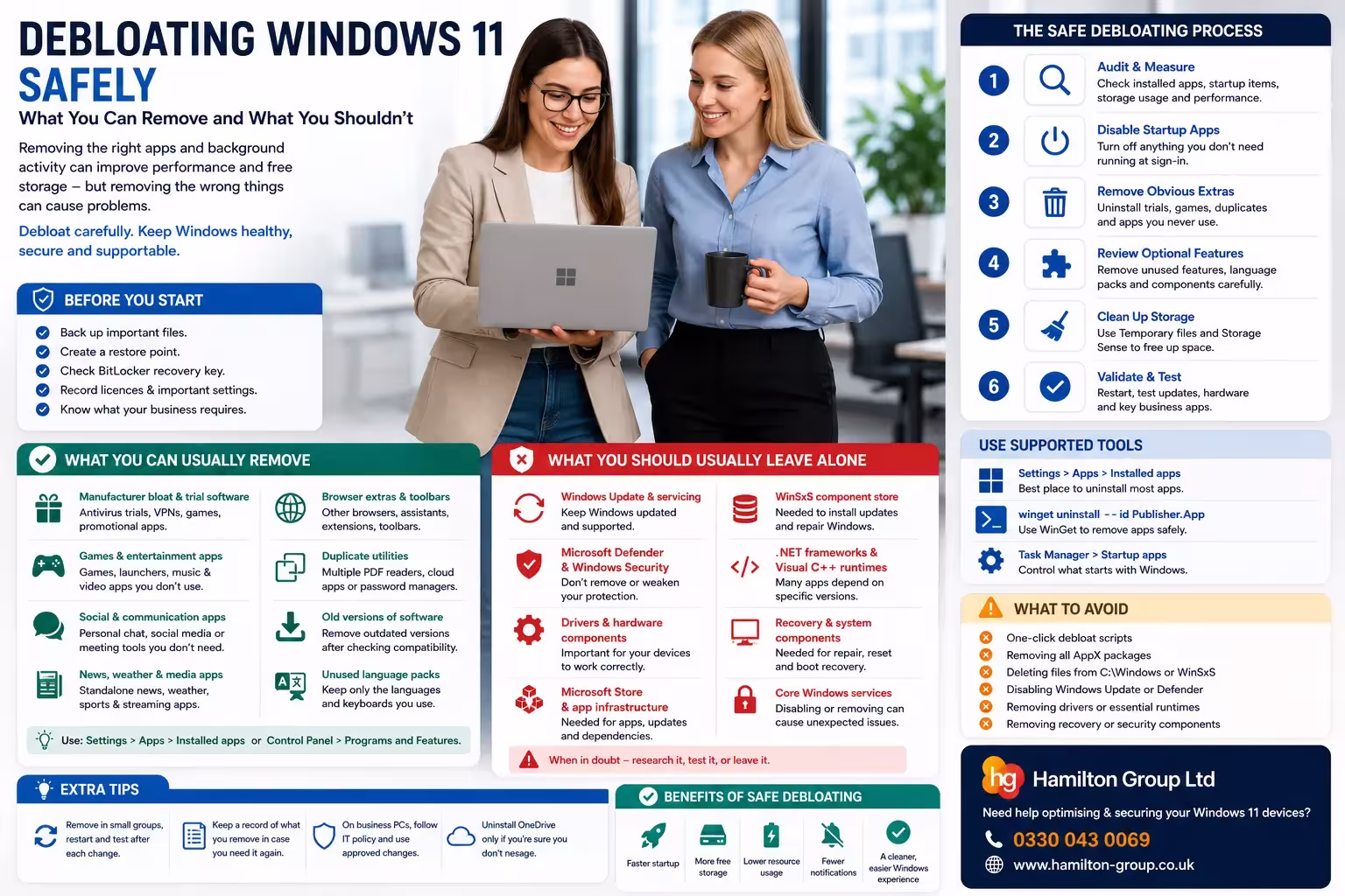 Debloating Windows 11 Safely What You Can Remove and What You Shouldn’t
