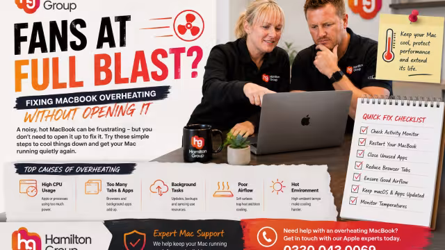 Fans at Full Blast? Fixing MacBook Overheating Without Opening It