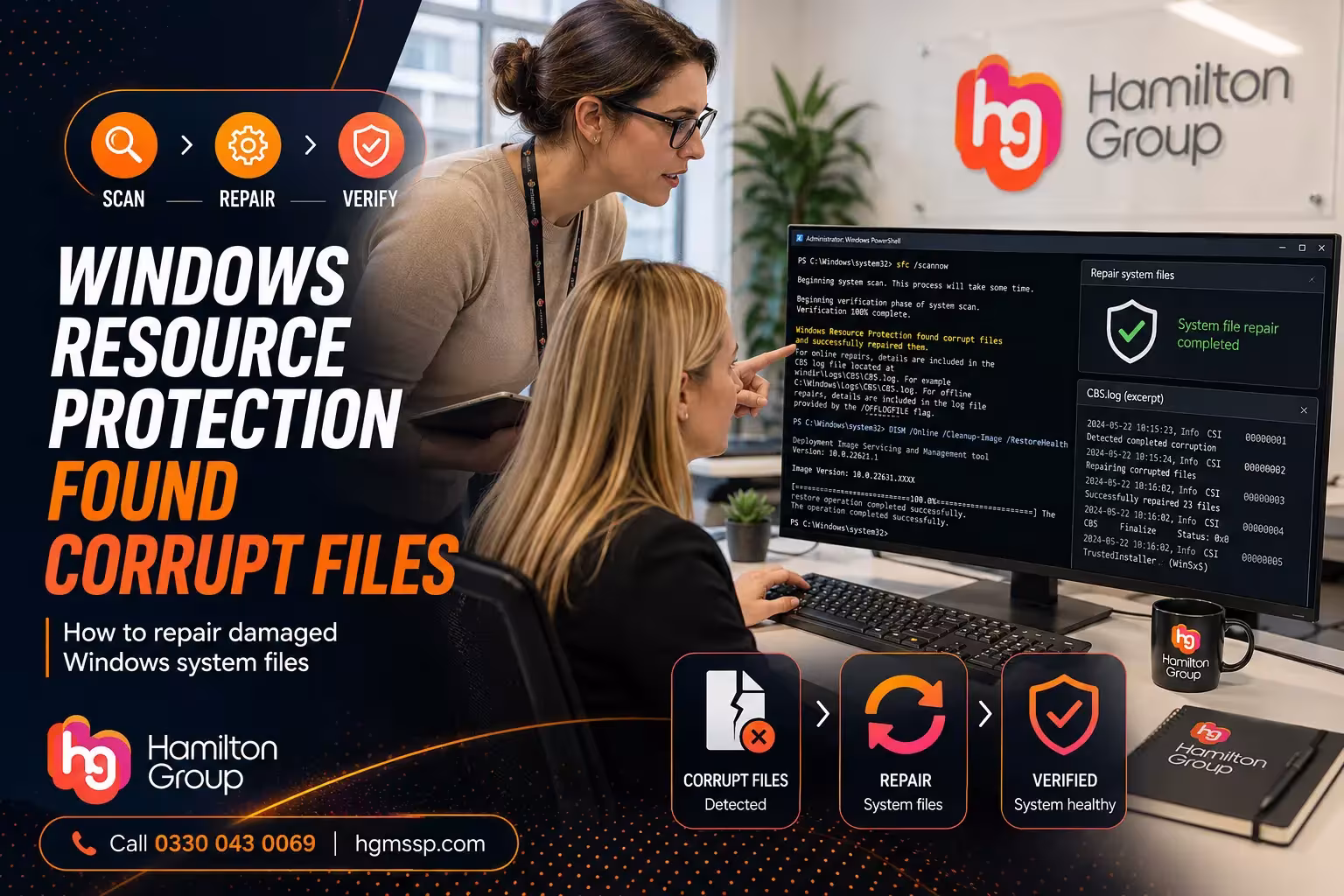 Fixing “Windows Resource Protection Found Corrupt Files”