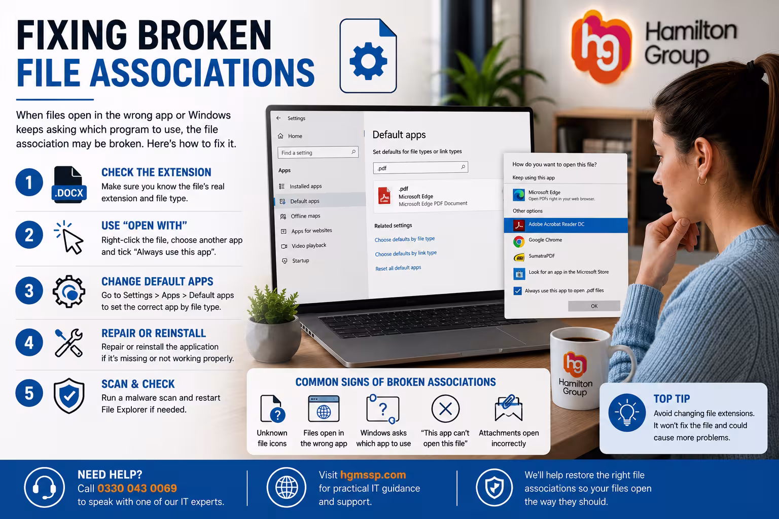 Fixing Broken File Associations in Windows
