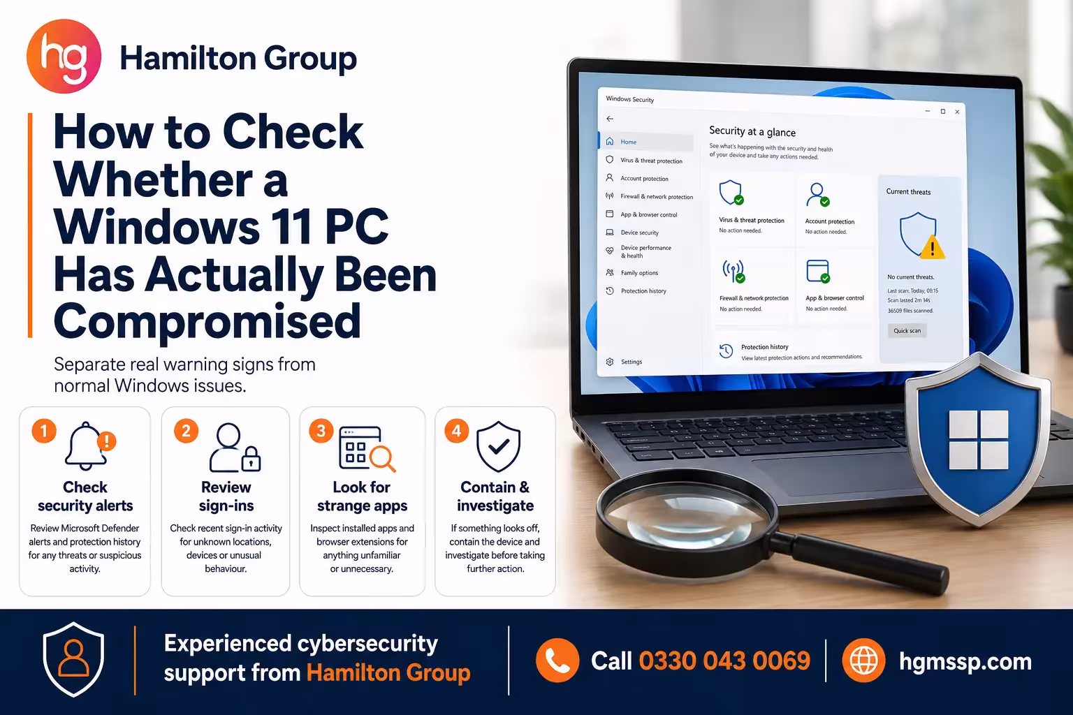 How to Check Whether a Windows 11 PC Has Actually Been Compromised