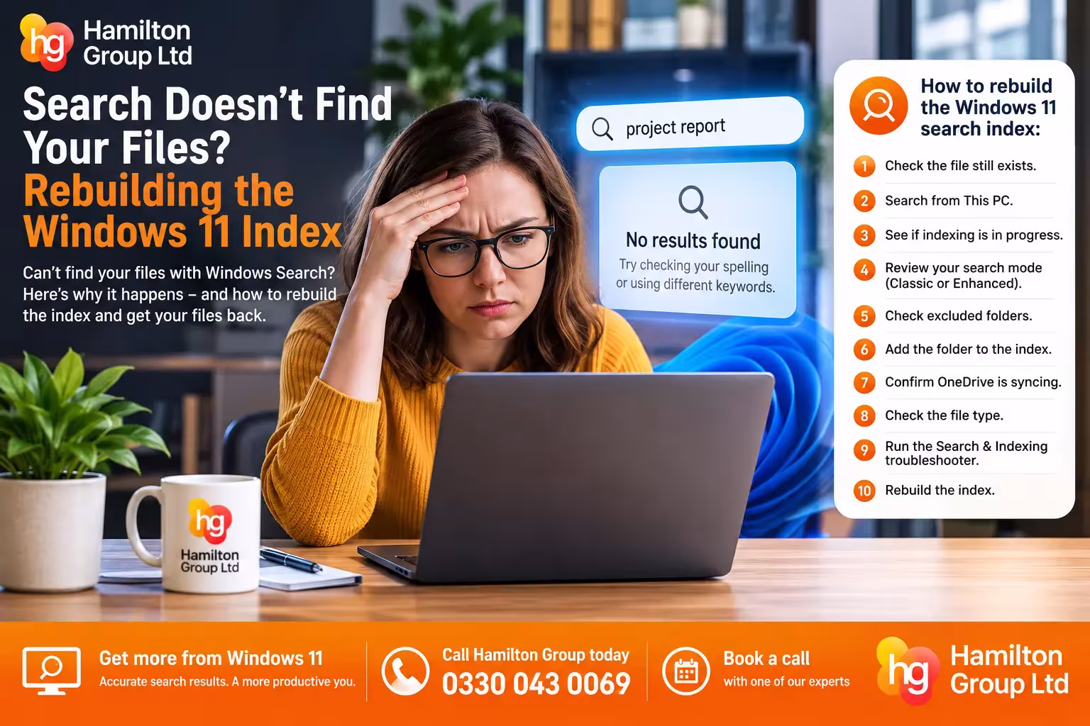 Search Doesn’t Find Your Files? Rebuilding the Windows 11 Index