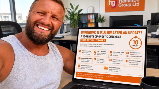 Windows 11 Is Slow After an Update? A 10-Minute Diagnostic Checklist That Actually Works