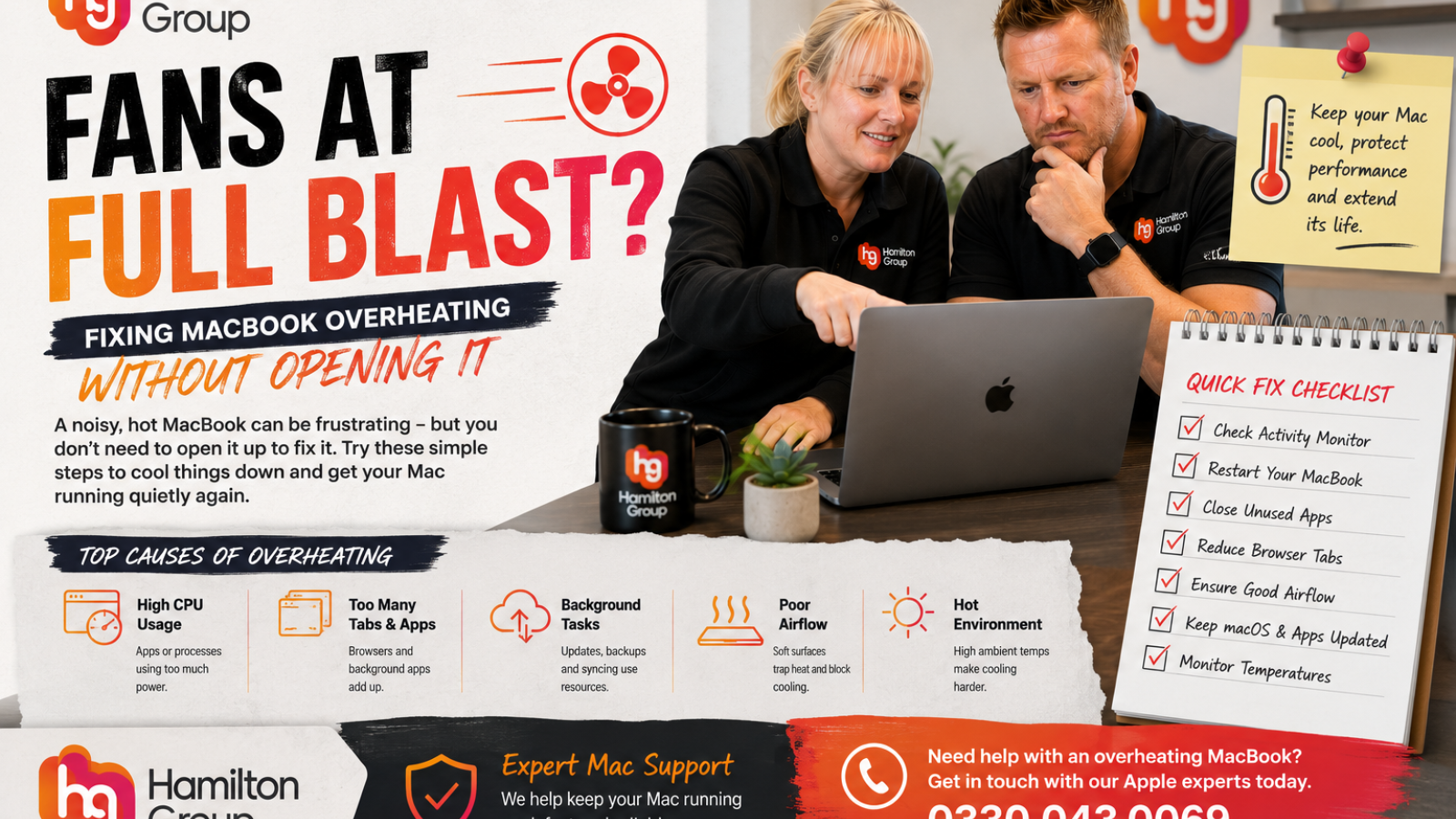 Fans at Full Blast? Fixing MacBook Overheating Without Opening It