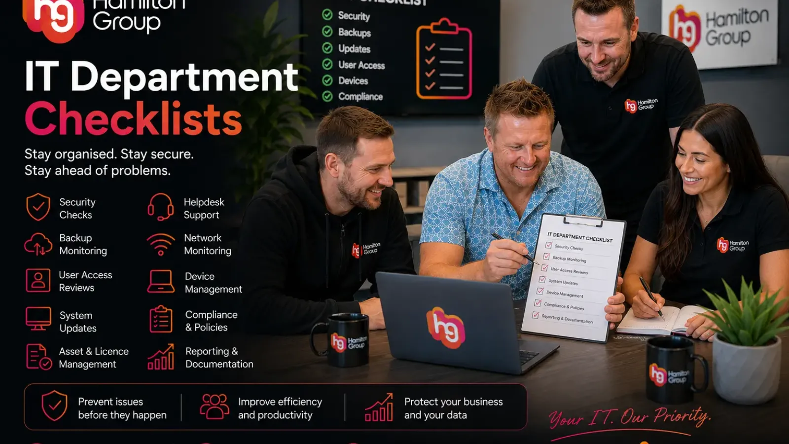 IT Department Checklists
