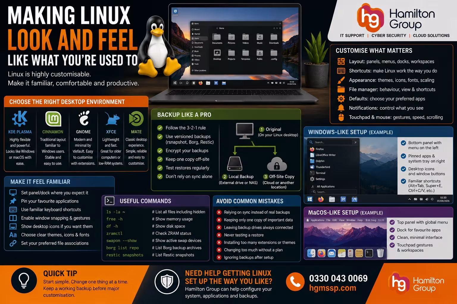 Making Linux Look and Feel Like What You’re Used To