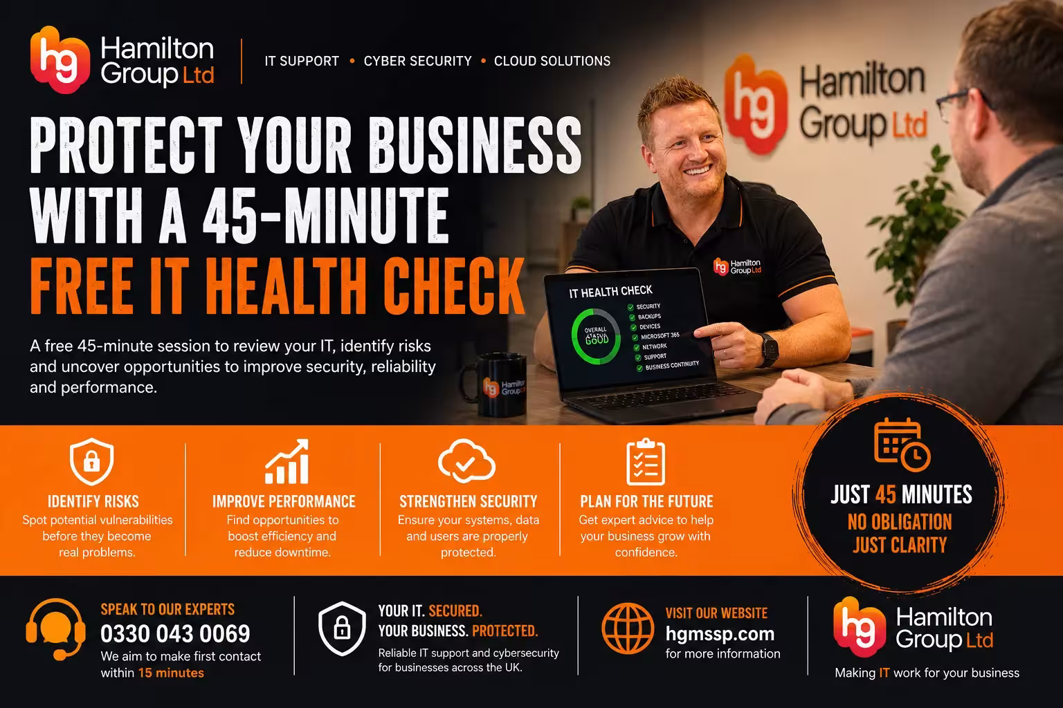 Protect Your Business with a 45-Minute Free IT Health Check