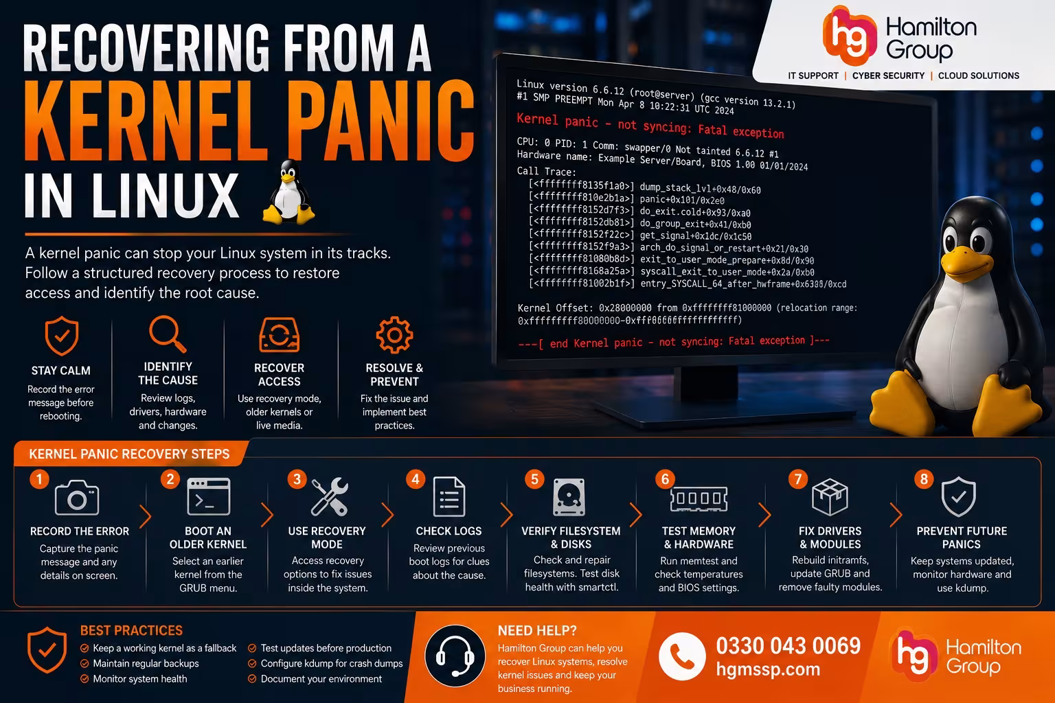 Recovering From a Kernel Panic in Linux