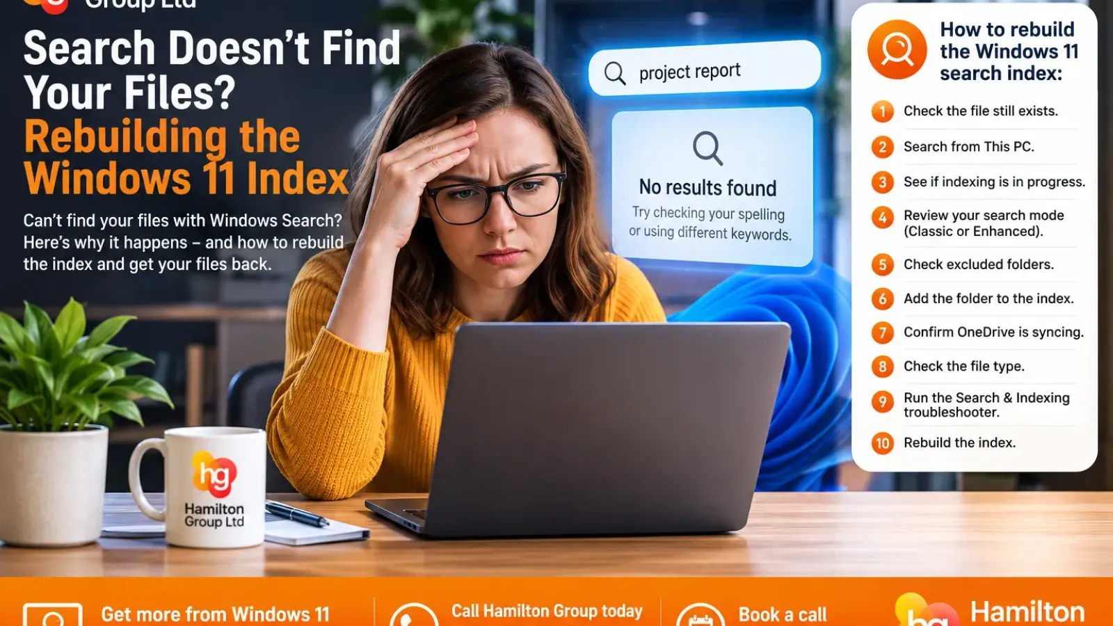 Search Doesn’t Find Your Files? Rebuilding the Windows 11 Index