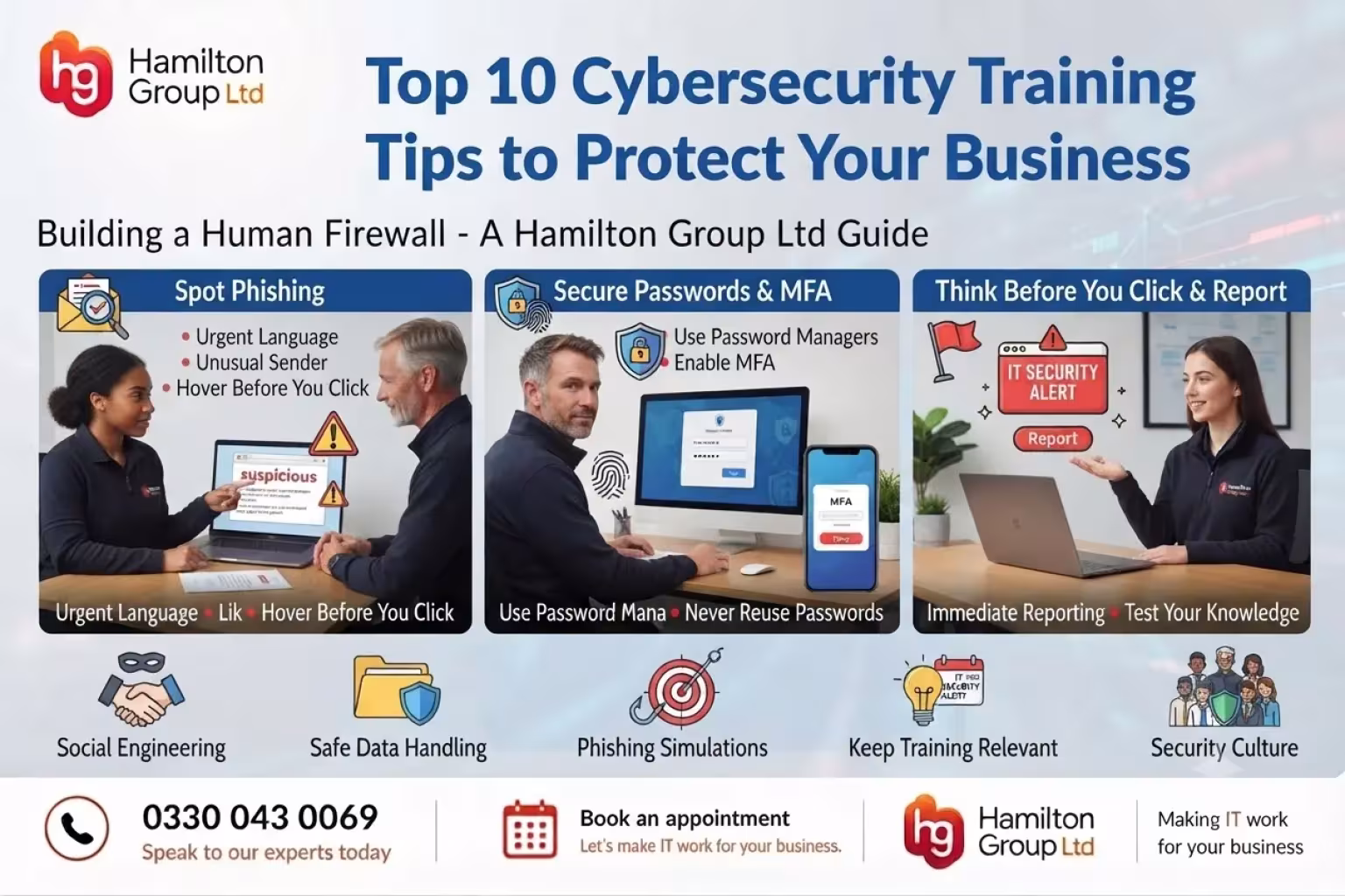 Top 10 Cybersecurity Training Tips to Protect Your Business from Attacks