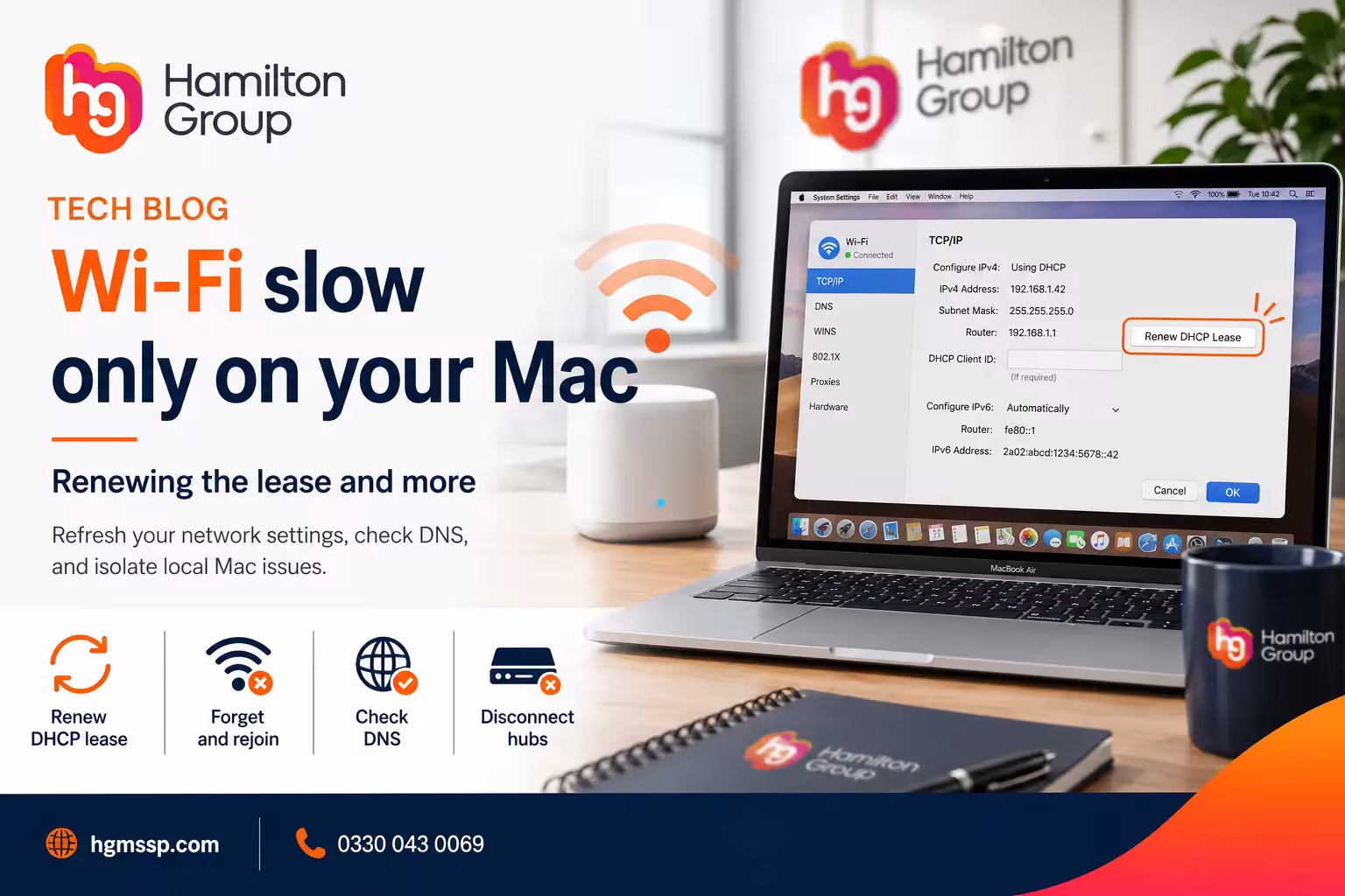 Wi-Fi Slow Only on Your Mac Renewing the Lease and More