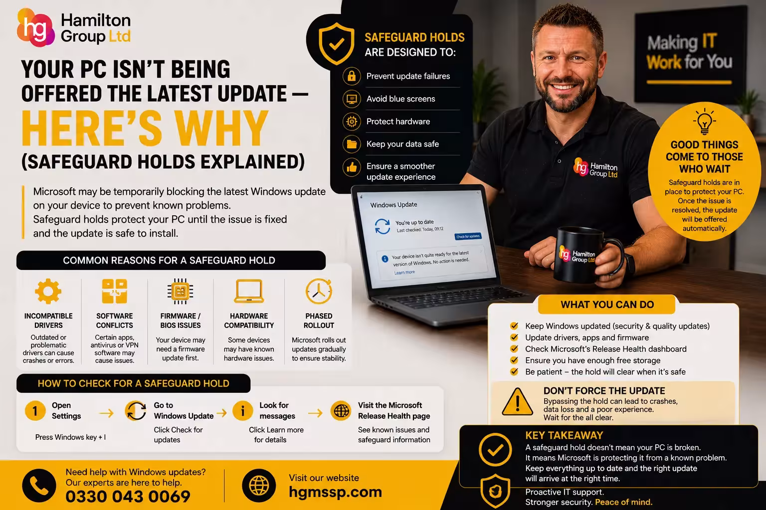 Your PC Isn’t Being Offered the Latest Update — Here’s Why